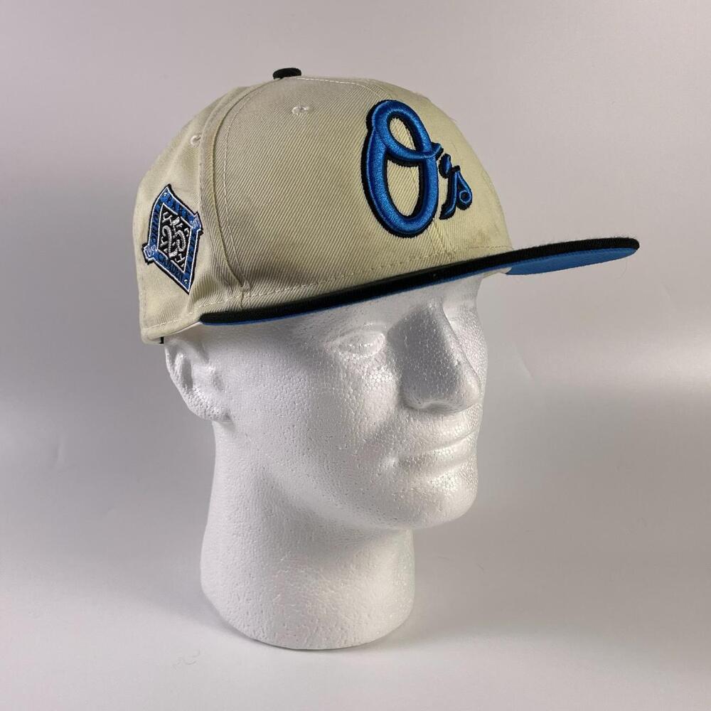 Baltimore Orioles New Era 59FIFTY Cooperstown Collection Fitted Hat Cream 7 5/8